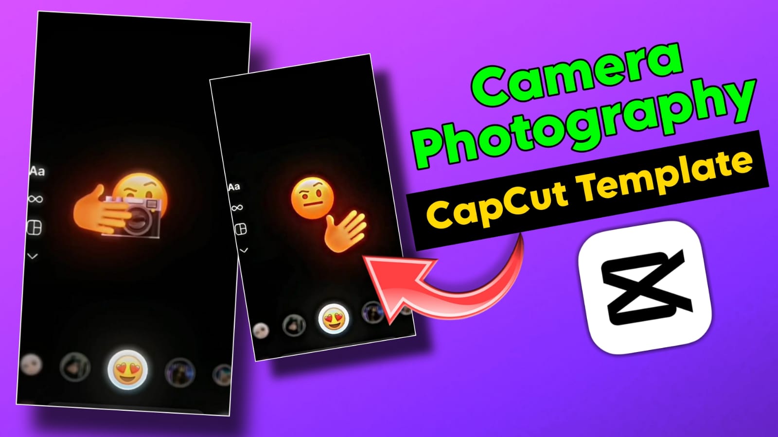 camera photography capcut template