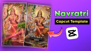 Navratri capcut template