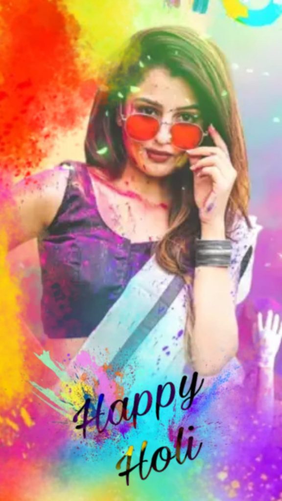 Holi capcut template new trend