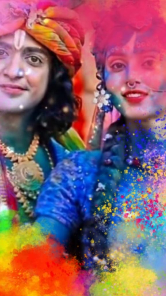 Happy holi capcut template