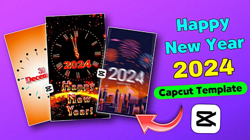 Happy New Year 2024 Capcut Template Stock Template Capcut